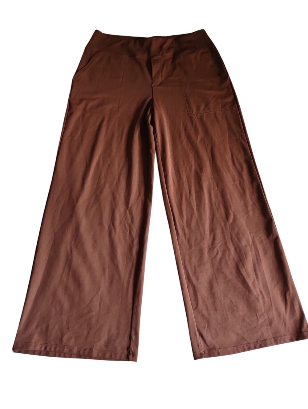 G4Free XL Brown Wide Leg Pants